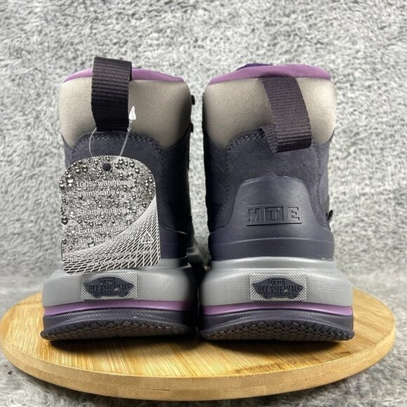 Vans MTE Crestline Waterproof Boot Size 10 Men Dark Grey Purple main image 7